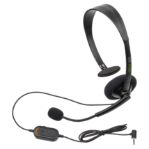 Microsoft Xbox 360 Single Mono Wired Headset Noise Cancelling Mic Headphones - £11.24 GBP