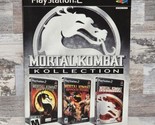 Mortal Kombat Kollection PS2 Playstation 2 Complete CIB Tested 3 Game Se... - $79.19