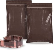 Amber Zip Bags 2.5 x 9, Brown Poly Zip Bags for Storage 1000 Pack 3 Mil - £78.73 GBP