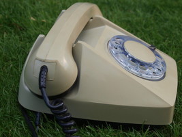 Vintage TESLA Bs23 Phone Telephone Made In Czechoslovakia  - $29.69