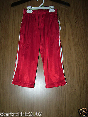 WonderKids Toddler Boy's Athletic Pants, Red  w/White Strips Colors, Sz. 2T. NWT - $12.99