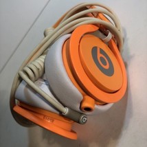 Beats By Dre Mixr Headband Headphones Limited Edition Neon Orange - VGC - £65.86 GBP