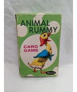 Vintage 1960s Whitman Animal Rummy Card Game Complete - $554.08 MXN