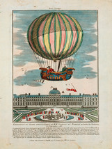 12986.Decor Poster.Wall art.Vintage Room home design.Aerostat Hot Air balloon - £13.47 GBP+