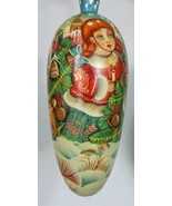 Exclusive Russian Christmas Ornament Hand Painted Tear Drop Shape Boys W... - $99.09 CAD
