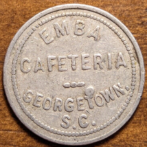 Georgetown, South Carolina SC Emba Cafeteria Lumber Scrip 10c Trade Token - $60.60