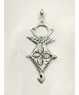 Tuareg Cross Pendant – Handmade Silver Tribal Berber Amulet from Morocco - €47,23 EUR