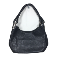 Barbara Milano Women Black Leather Shoulder Bag Made in Italy - £33.03 GBP