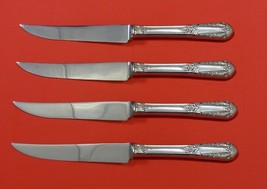 Inaugural by State House Sterling Silver Steak Knife Set 4pc HHWS  Custom 8 1/2&quot; - £224.33 GBP
