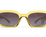 Ray-Ban Sunglasses RB4395 KILIANE 6682/8H Transparent Yellow with Purple... - $128.69