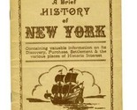 A Brief History of New York 1948 Discovery Purchase Settlement - £10.90 GBP