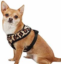 East Side Collection Polyester Plush Leopard-Print Dog Harness, Large - £17.67 GBP+