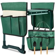 Garden Kneeler and Seat, 2-in-1 Garden Stool with 10&quot; Wide Soft Knee Pad... - $2,924.39 MXN