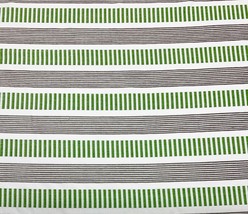 Ballard Designs Henley Leaf Sunbrella Performance Striped Fabric By Yard 54&quot;W - £24.04 GBP