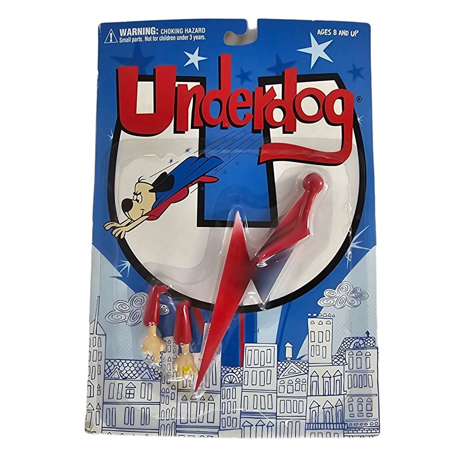 2007 MEZCO Classic Media TV Underdog Extra Arms Legs ONLY On Card Stock - £23.94 GBP