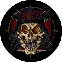 Slayer Unholy Skull - 2007 - Circular Back Patch - 28 Cms - Diameter Official - £9.32 GBP