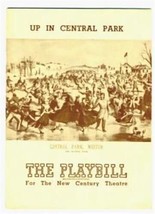Playbill Up In Central Park 1945 Michael Todd Presents Noah Beery  - $14.83