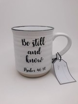 Sheffield Home Be Still and Know Psalm 46:10 Bible Verse Ceramic Coffee Tea Mug - £11.47 GBP
