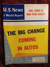 U S News World Report March 9 1959 Automotive Industry Changes Berlin Germany - £8.54 GBP