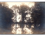 RPPC Alto Acqua August 8 1912 Tippecanoe Indiana IN Unp Cartolina O18 - £10.02 GBP