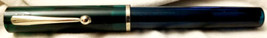 Sheaffer No-Nonsense Cartridge Fill Calligraphy Pen Green Chrome F Nib G... - £19.56 GBP