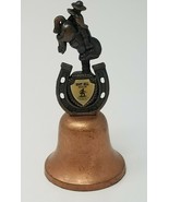 Copper Bell Boot Hill Museum Dodge City Kansas Cowboy Vintage  - £14.48 GBP