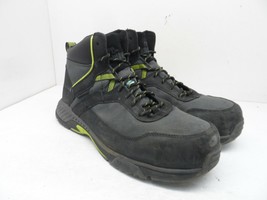 Kodiak Men&#39;s Mid-Cut MKT 1 Composite Toe Hiker Work Boots Grey/Green Size 10W - $56.99