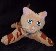 12&quot; VINTAGE POUND PUPPIES PURRIES STRIPED STUFFED ANIMAL KITTY CAT PLUSH... - £26.12 GBP