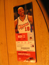 NBA LA Clippers Golden State Warriors 11/2/2007 Pictured # 19 VIP $2.95 Each - £2.37 GBP