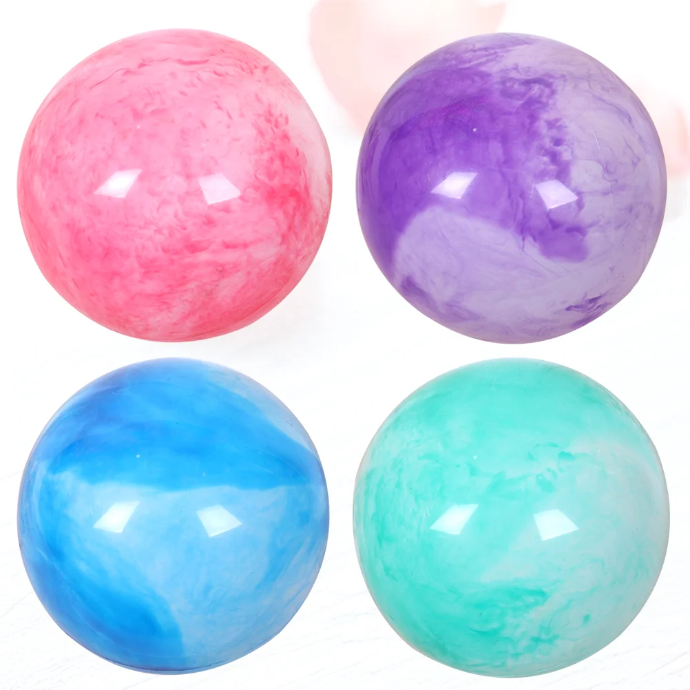 4 Pcs Kids Balls for outside Inflatable Stretch Beach Colorful Cloud Toy Pool - £12.78 GBP