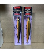 2 Rapala Husky Jerk Minnow Lures HJ14 Gold 5/8oz 4-8’ - $20.00