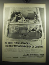1957 Chrysler Corporation Ad - As much fun as it looks - $18.49