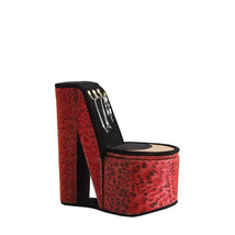 Leopard Print High Heel Shoe Jewelry Box - 9&quot; - $48.99