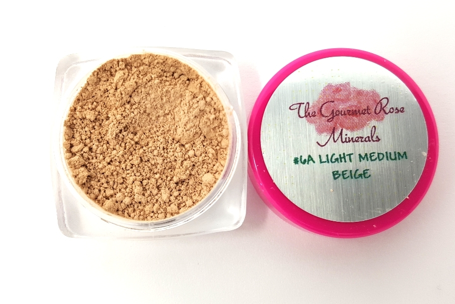 #6A LIGHT MEDIUM BEIGE Bare Foundation Makeup Wholesale Mineral SAMPLE JAR - $3.95