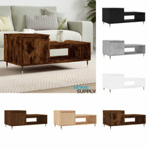 Modern Wooden Living Room Coffee Table With Door &amp; Open Storage Compartment Wood - £53.23 GBP+