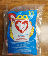 McDonald&#39;s Happy Meal Mini Ty Beanie Baby 1998   #11 Waddle the Penguin - $5.89