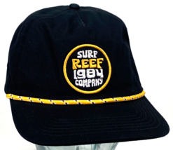 REEF SURF Hat-1984-Snapback-Rope Bill Cap-Embroidered-Party Till Sunrise... - £25.73 GBP