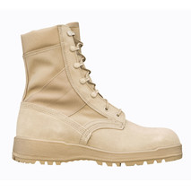 Mens Belleville 220 Des Hot Weather Desert Tan Military Boots 5 Wide Steel Toe - £50.68 GBP