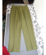 1967 FOREIGN MILITARY GREEN WOOL UNIFORM PANTS 32X30 - $31.67