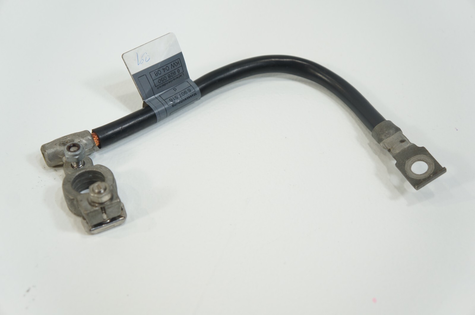 2002-2008 bmw e65 e66 750i 760li 745i negative battery cable wire clamp oem Item image 3