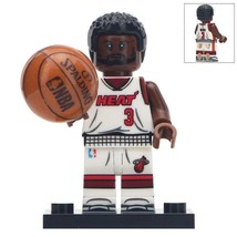 Dwyane Wade (Miami Heat) Basketball Player Moc Minifigurses Block Toy Gift - £2.19 GBP
