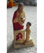 RARE Vintage Hartland Plastics Jesus first Communion Figurine 4 3/4&quot; Tall - $54.45