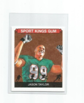 Jason Taylor (Football) 2022 Sage Sportkings Volume 3 Mini Card #96 - £3.92 GBP