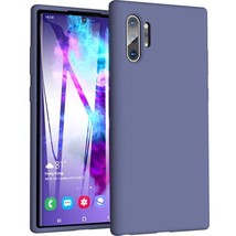 For Samsung Note 10 Plus Liquid Silicone Gel Rubber Shockproof Case BLUE - £4.61 GBP