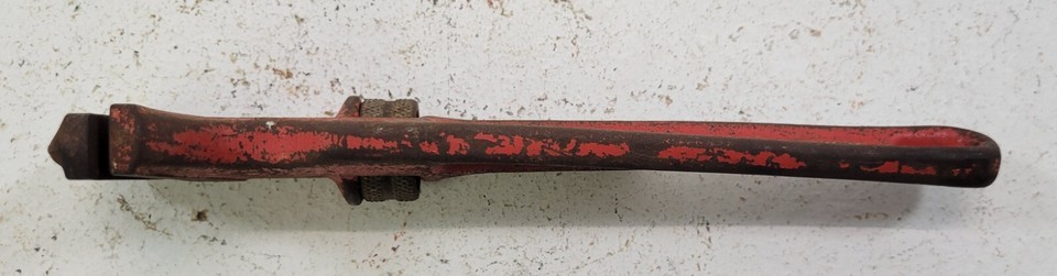 *PV42) Vintage 11" Ridge Tool Rigid Spud Adjustable Smooth Jaw Pipe Wrench USA Item image 5
