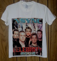 NSYNC Concert Tour T Shirt Vintage 2002 Celebrity Tour Rare Design Child... - £132.20 GBP