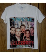 NSYNC Concert Tour T Shirt Vintage 2002 Celebrity Tour Rare Design Child... - $225.65 CAD