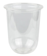 16oz Cup Clear Plastic Disposable Clear Round Bottom PP Cups 990ct 500ml... - £86.49 GBP