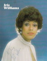 Iris Williams Vintage Large 12x10 Autograph Hand Signed Photo - £7.97 GBP