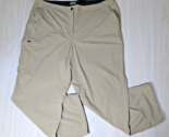 L.L. Bean Women's 20 nylon spandex outdoor trail hiking pants toggle hem... - $19.79